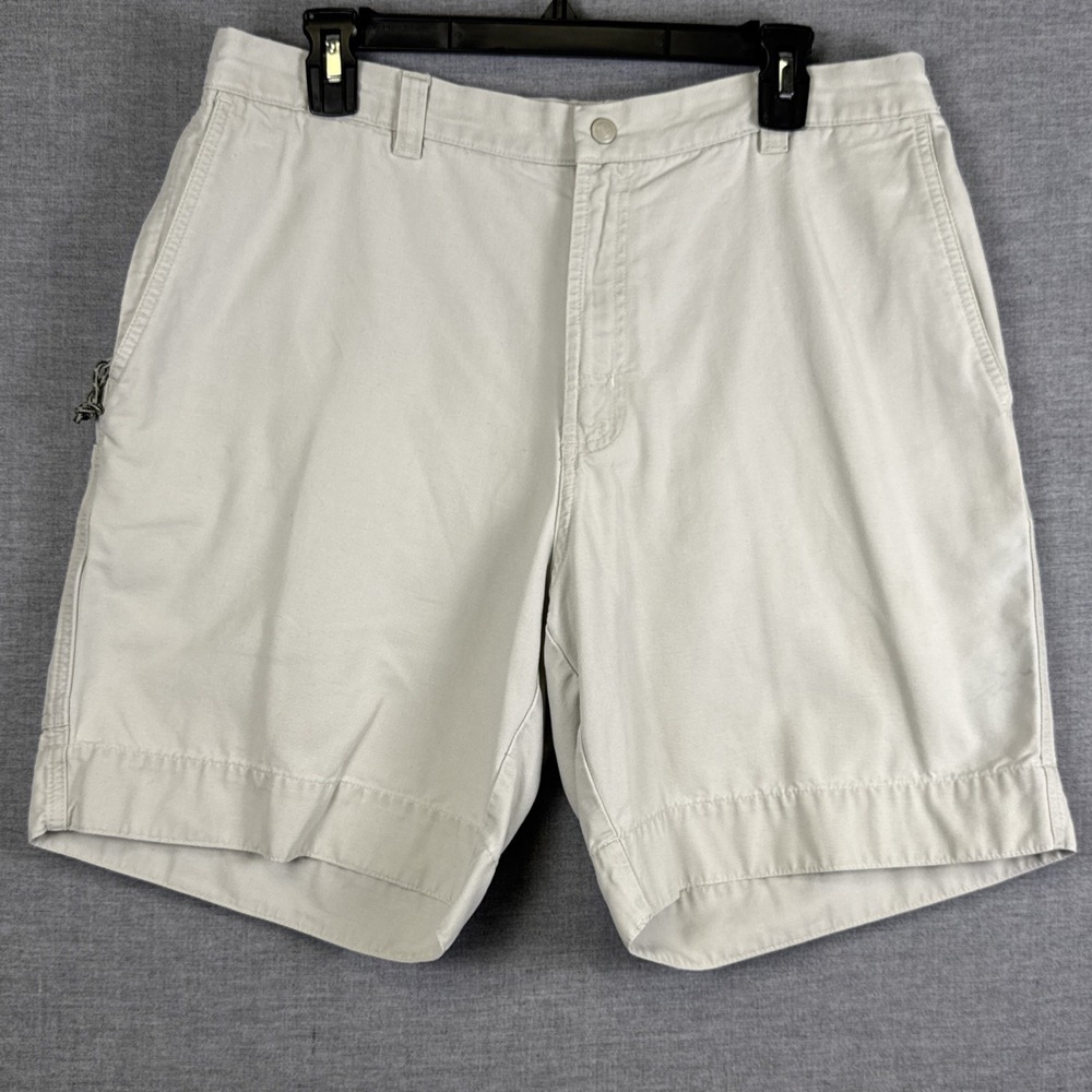 Columbia Gert‎ Boyle Chairmain PDG Cargo Shorts Mens 34 Stonewashed Khaki Cotton